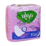 نوار بهداشتی مسافرتی ضخیم مولپد سایز خیلی بزرگ ویژه شب 7 عدد