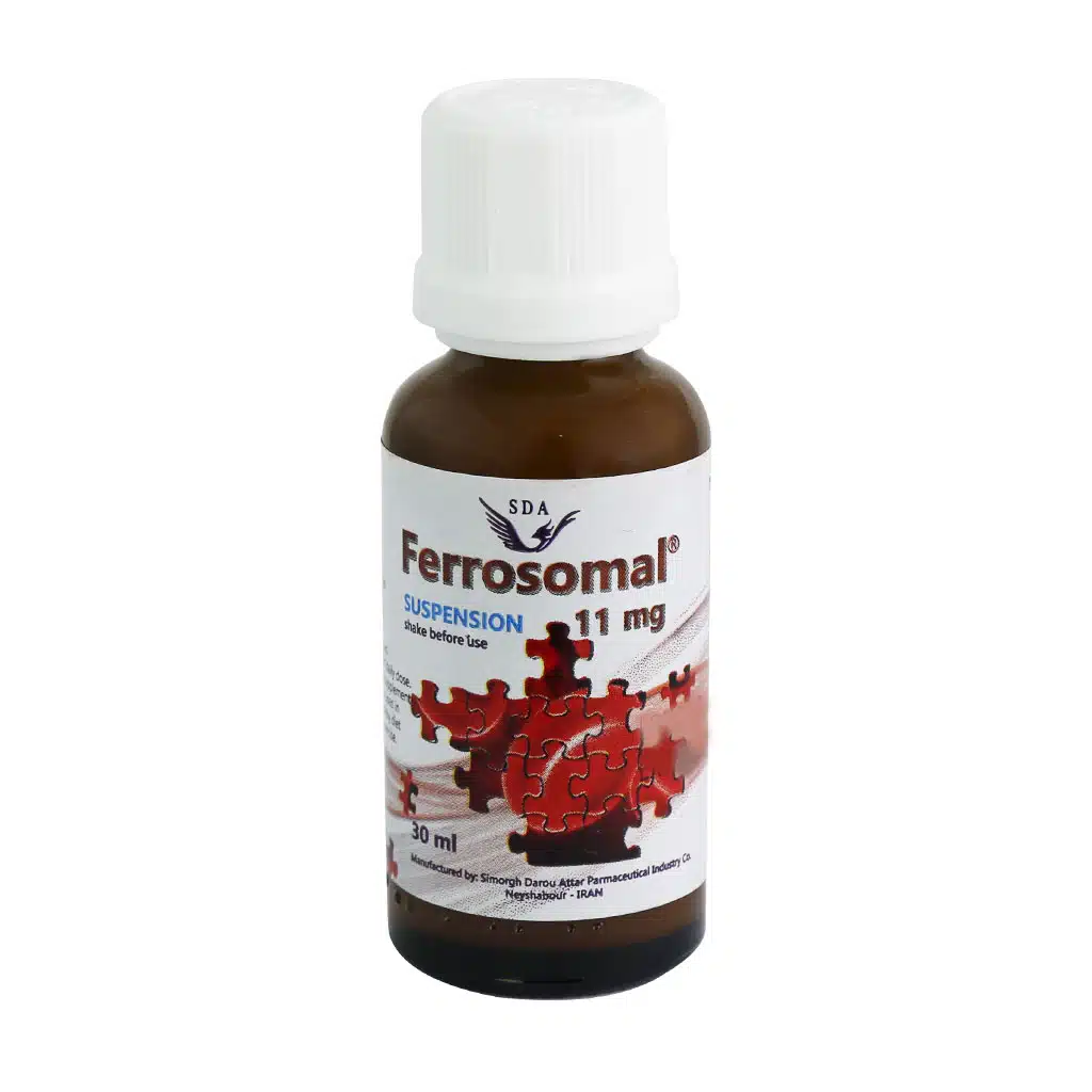 قطره آهن فروزومال 11 میلی گرم سیمرغ دارو عطار 30 میلی لیتر