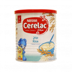 سرلاک برنج به همراه شیر نستله مناسب کودکان از پایان ۶ ماهگی ۴۰۰ گرم