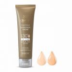 کرم ضد آفتاب رنگی SPF30 سینره فاقد چربی مناسب پوست های حساس