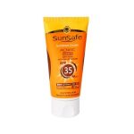 کرم ضد آفتاب SPF35 رنگی فاقد چربی سان سیف  ۵۰ میلی لیتر