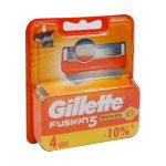 تیغ یدک فیوژن ژیلت مدل Fusion5 Power بسته 4 عددی