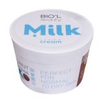 کرم نرم کننده پوست شیر و نارگیل بیول مناسب پوست نرمال تا خشک 200 میلی لیتر