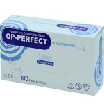 دستکش لاتکس یکبار مصرف اپی پرفکت لاتکس بدون پودر 100 عددی