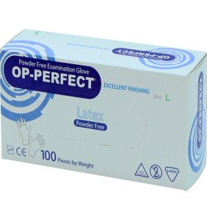 دستکش لاتکس یکبار مصرف اپی پرفکت لاتکس بدون پودر 100 عددی