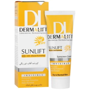 کرم ضد آفتاب SPF50 پوست خشک  درمالیفت 40 میلی لیتر